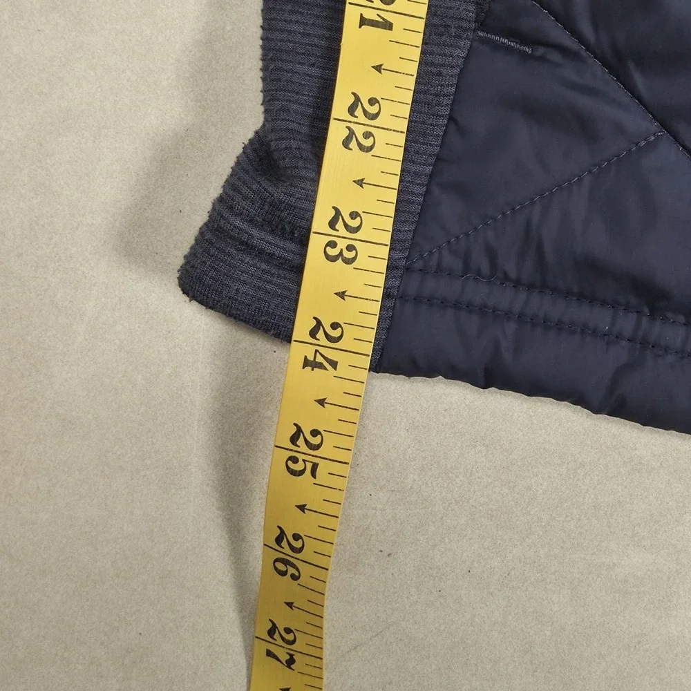 Columbia Womens Piney Ridge Hybrid Full Zip Quilted Jacket Navy Blue Medium